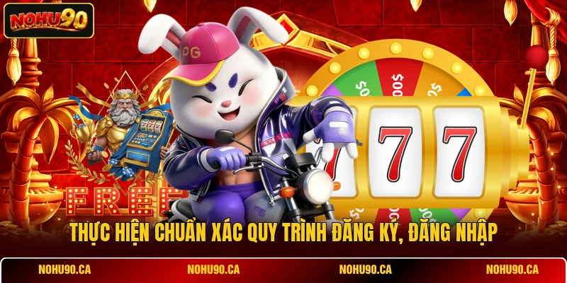 Thực hiện chuẩn xác quy trình đăng ký, đăng nhập Thực hiện chuẩn xác quy trình đăng ký, đăng nhập